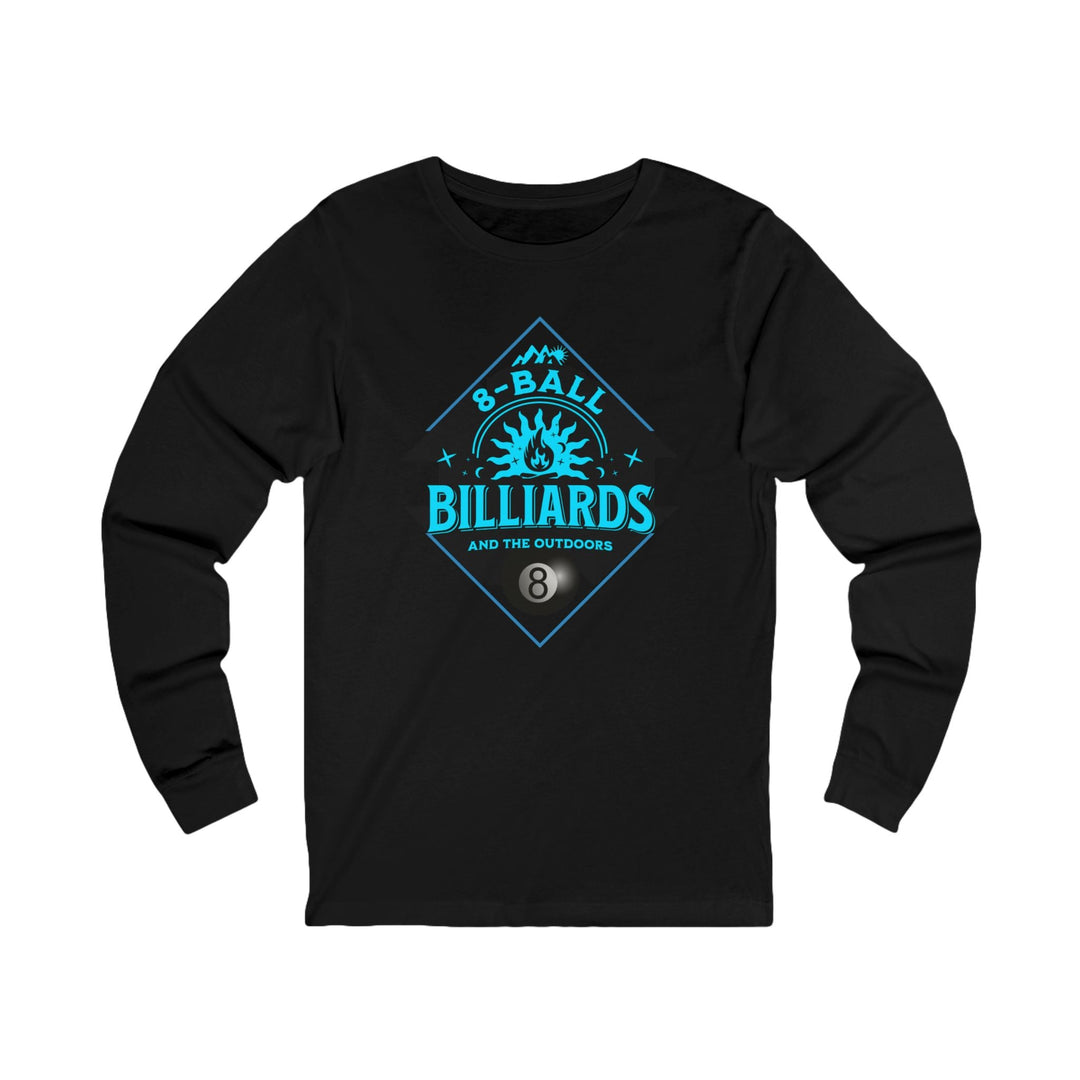 8 Ball Billiards and the Outdoors - Unisex Long Sleeve Tee - BFLY BILLIARDS