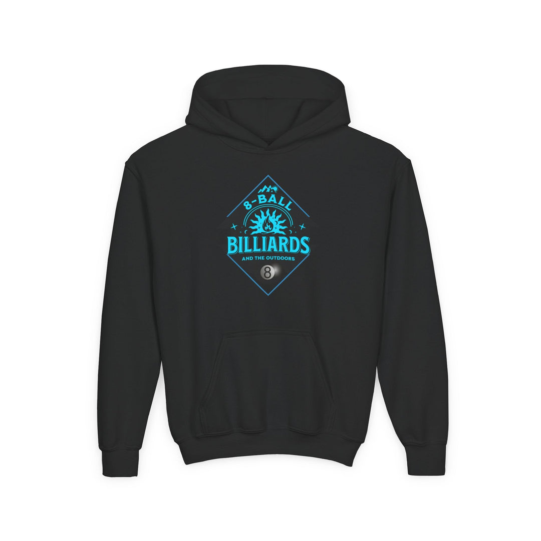 8 Ball Billiards and the Outdoors - Unisex Youth Pullover Hoodie - BFLY BILLIARDS