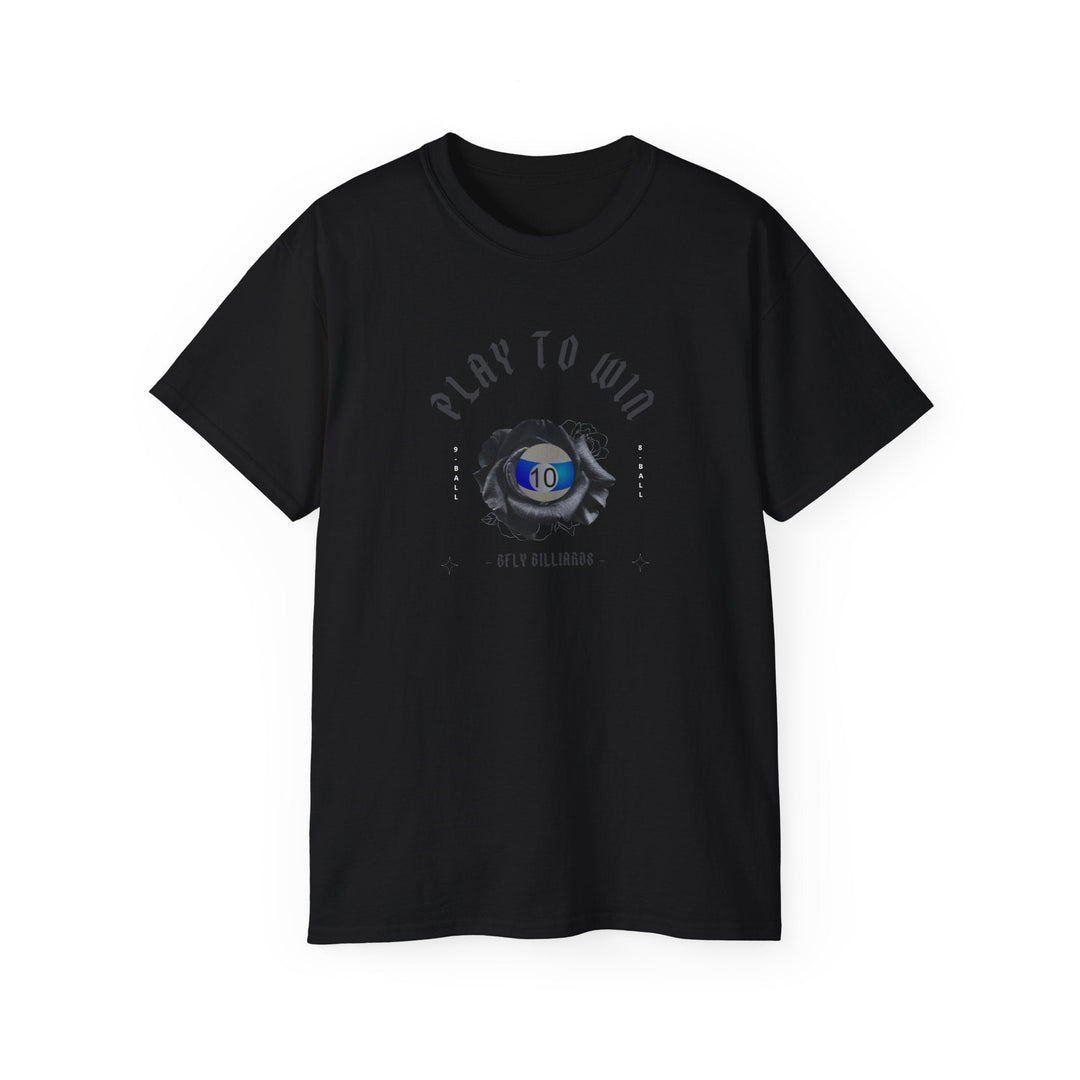Play to Win - 10 Ball - Unisex Cotton T-Shirt - BFLY BILLIARDS