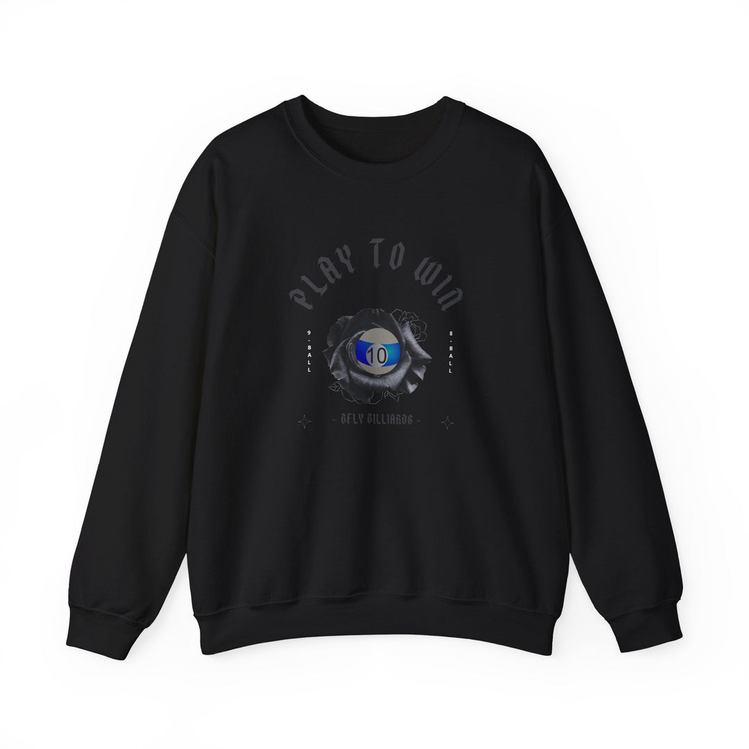 Play to Win - 10 Ball - Unisex Crewneck Sweatshirt - BFLY BILLIARDS