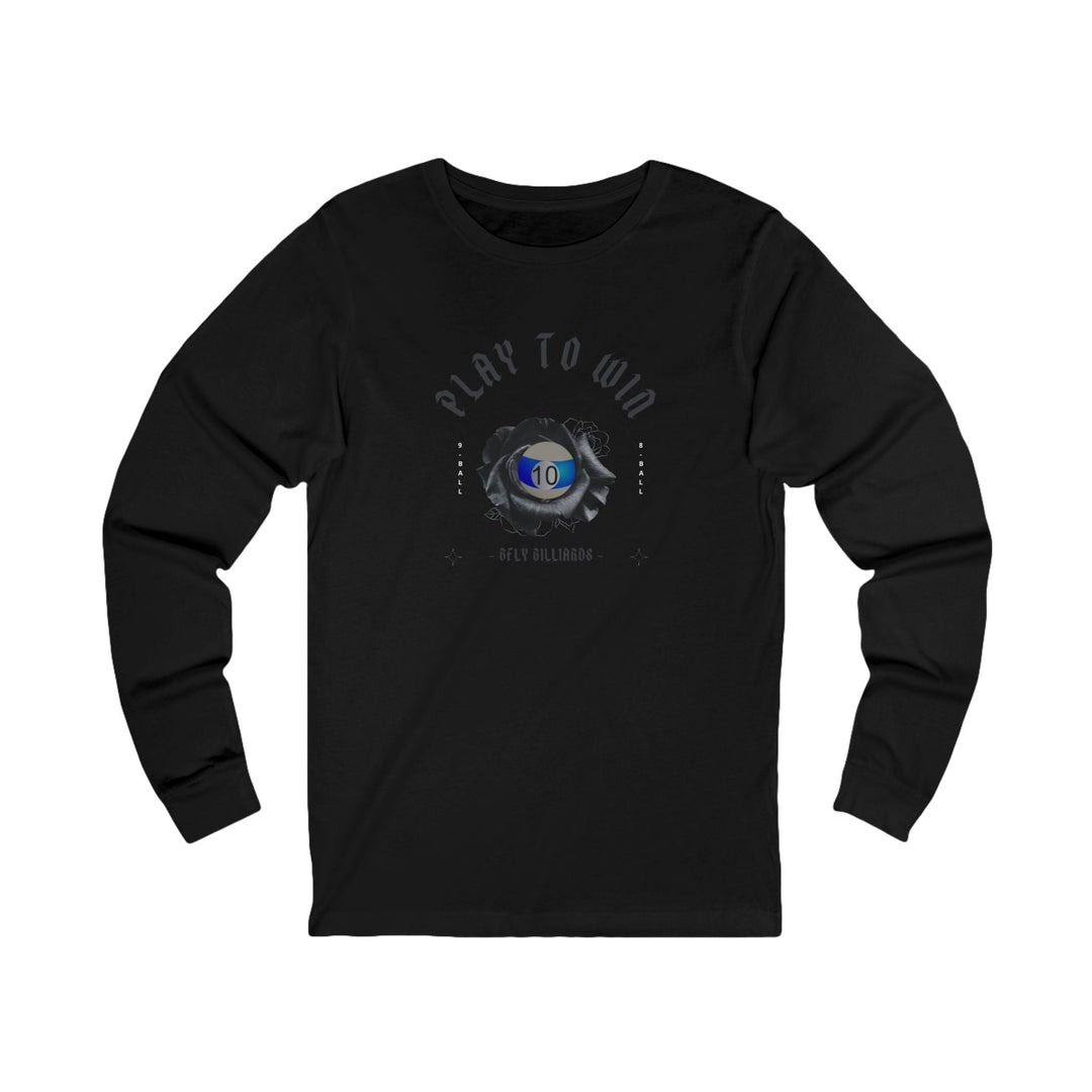 Play to Win - 10 Ball - Unisex Long Sleeve Tee - BFLY BILLIARDS