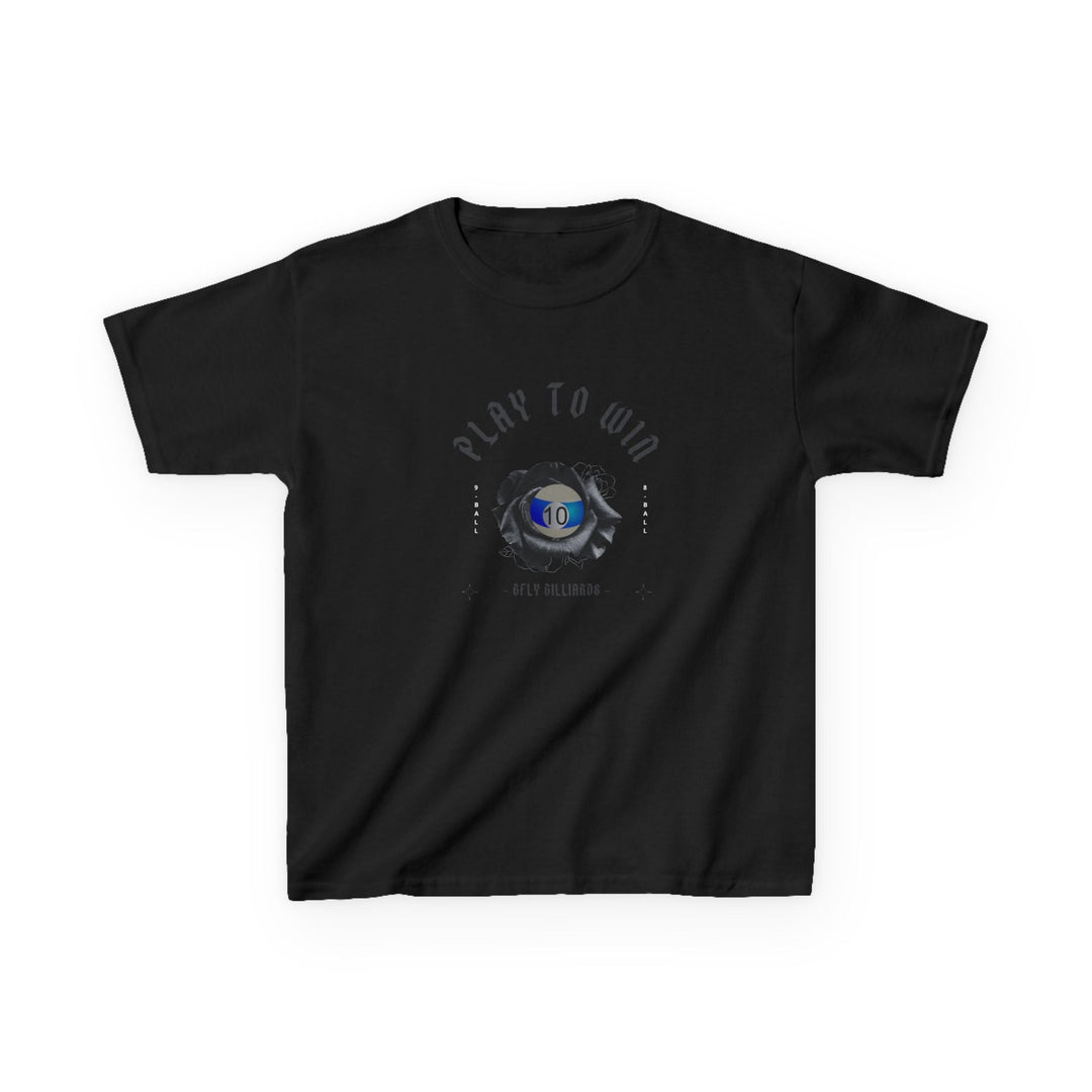 Play to Win - 10 Ball - Youth Cotton Tee - BFLY BILLIARDS