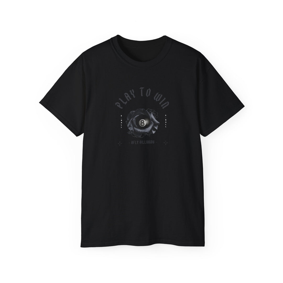 Play to Win - 8 Ball - Unisex Cotton T-Shirt - BFLY BILLIARDS
