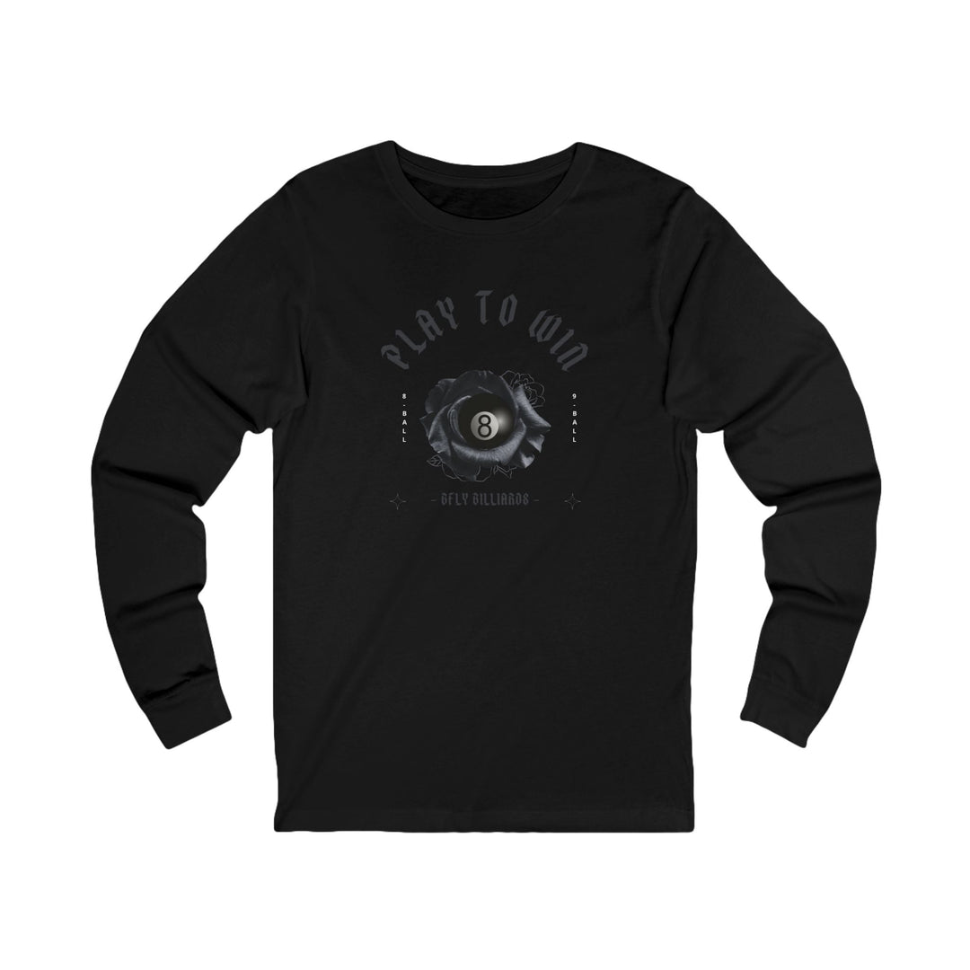 Play to Win - 8 Ball - Unisex Long Sleeve Tee - BFLY BILLIARDS
