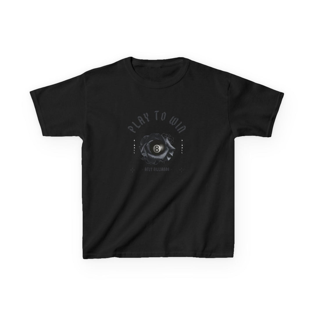Play to Win - 8 Ball - Youth Cotton Tee - BFLY BILLIARDS