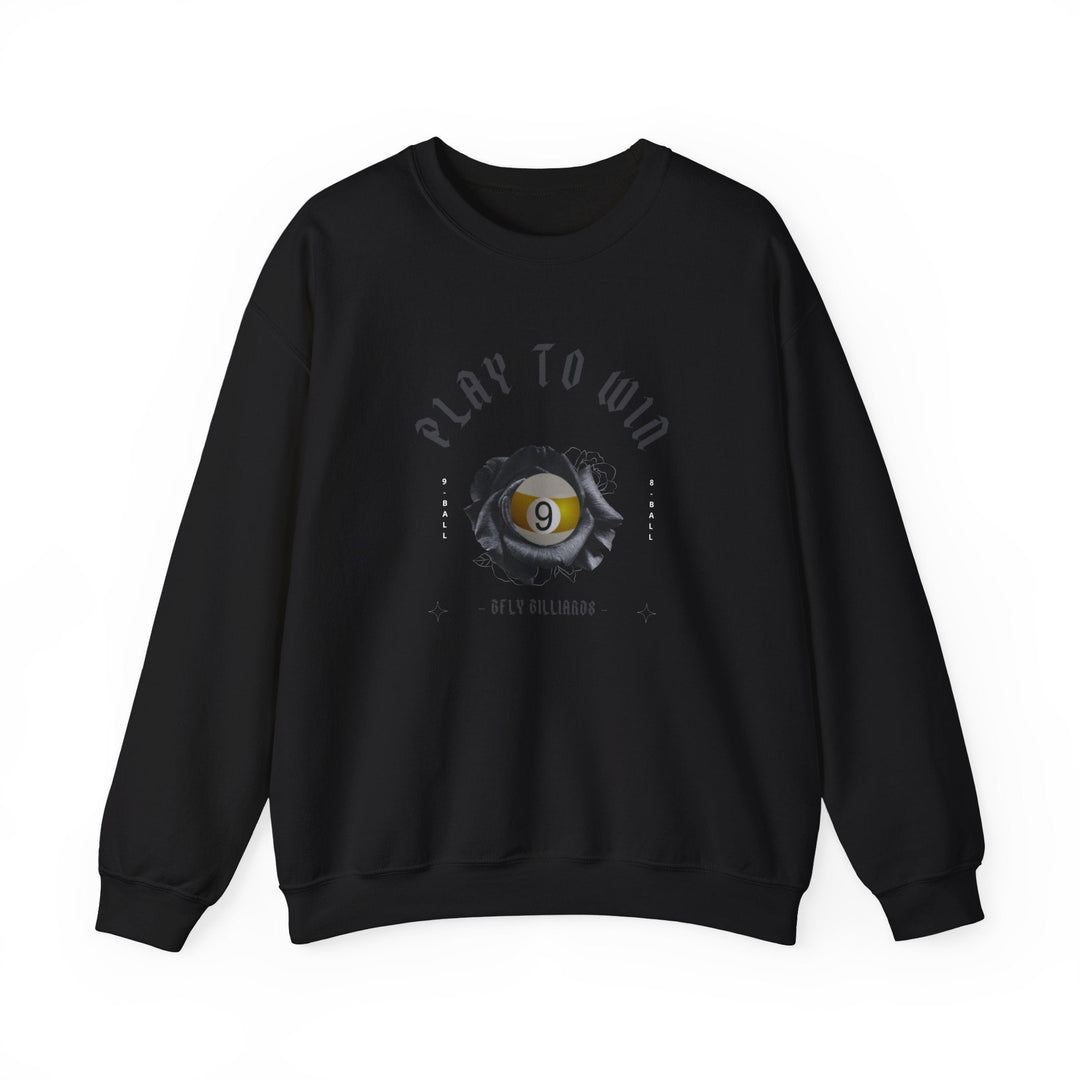 Play to Win - 9 Ball - Unisex Crewneck Sweatshirt - BFLY BILLIARDS
