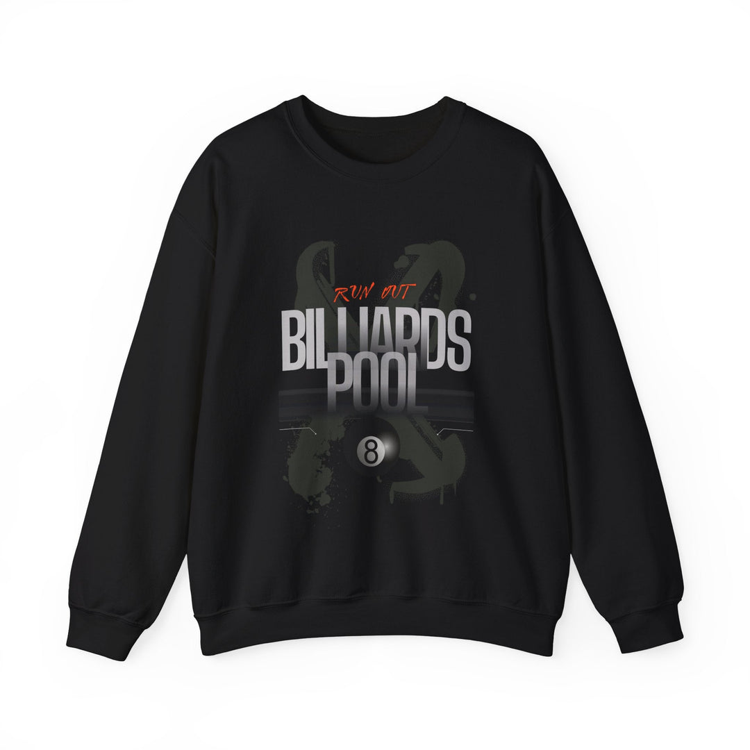Runout Billiards - X - 8 Ball - Unisex Crewneck Sweatshirt - BFLY BILLIARDS