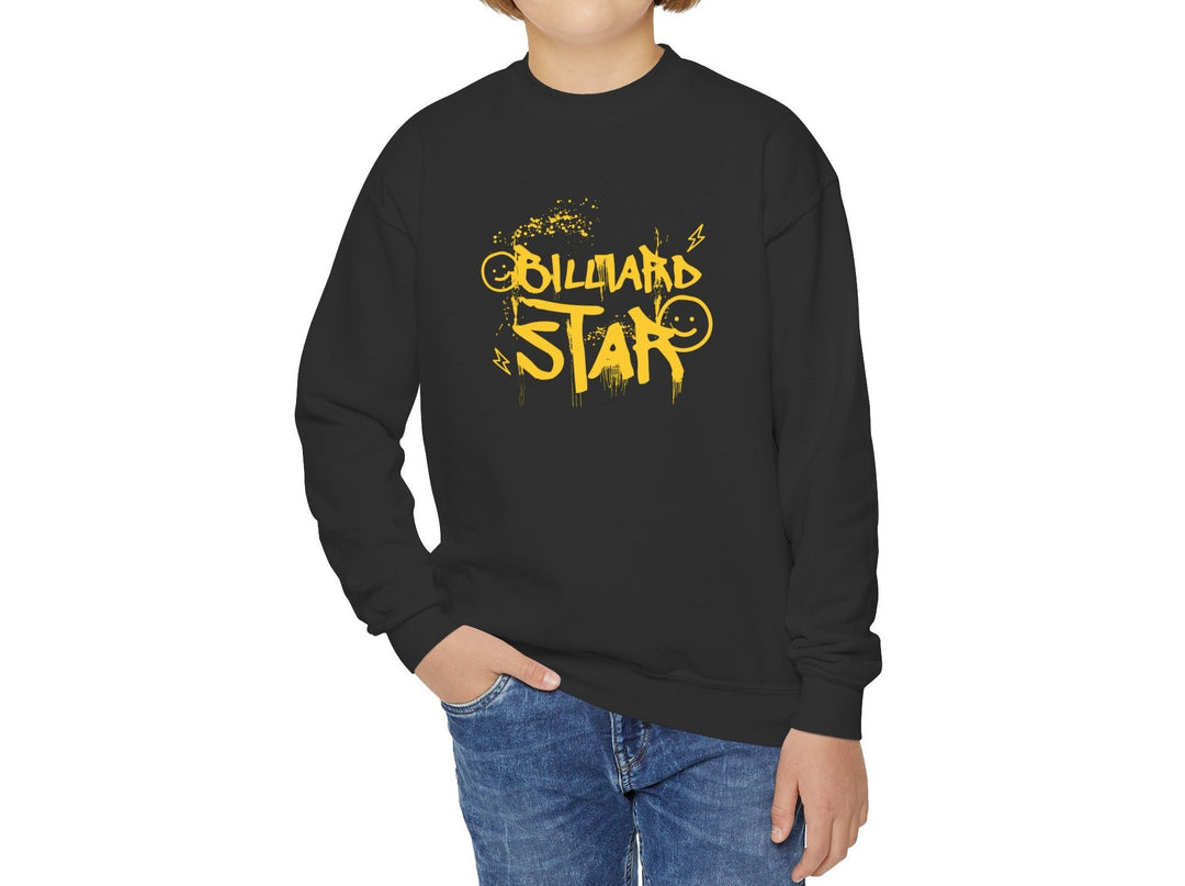 Billiard Star - Youth Crewneck Sweatshirt