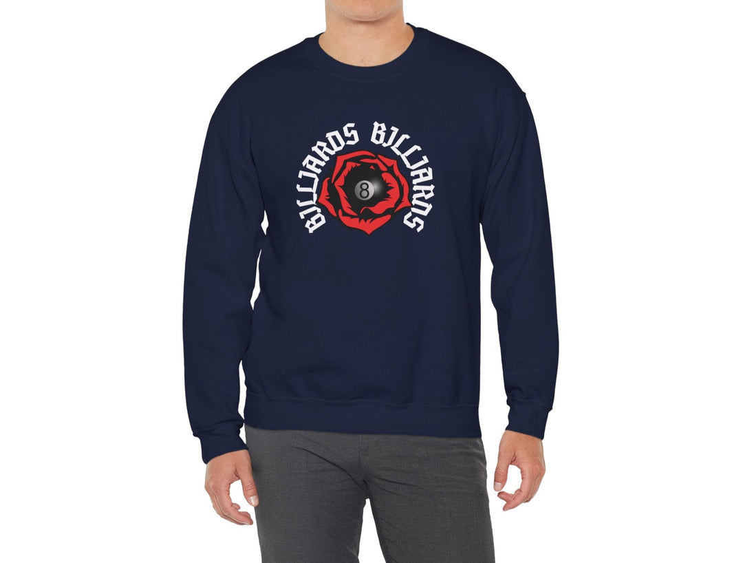 Rose 8 Ball Billiards - Crewneck Sweatshirt