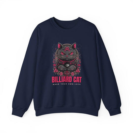 Billiard 8 Ball Cat - Unisex Crewneck Sweatshirt