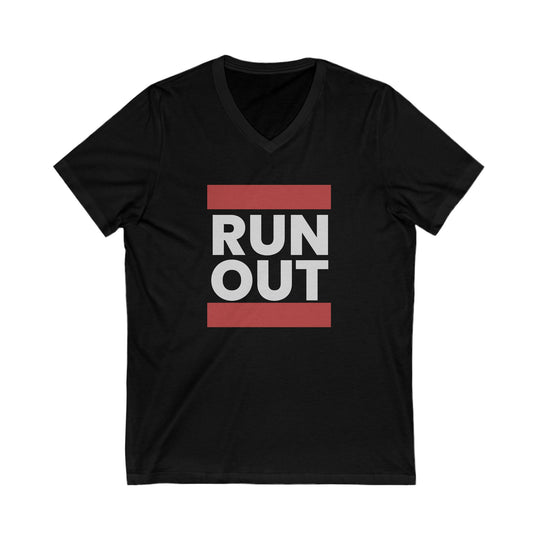 Run Out - Nothing More Nothing Less - Unisex V-Neck Tee