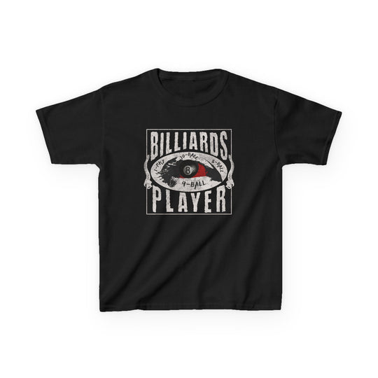 Billiards Player - Eye of the Storm - Youth Cotton Tee