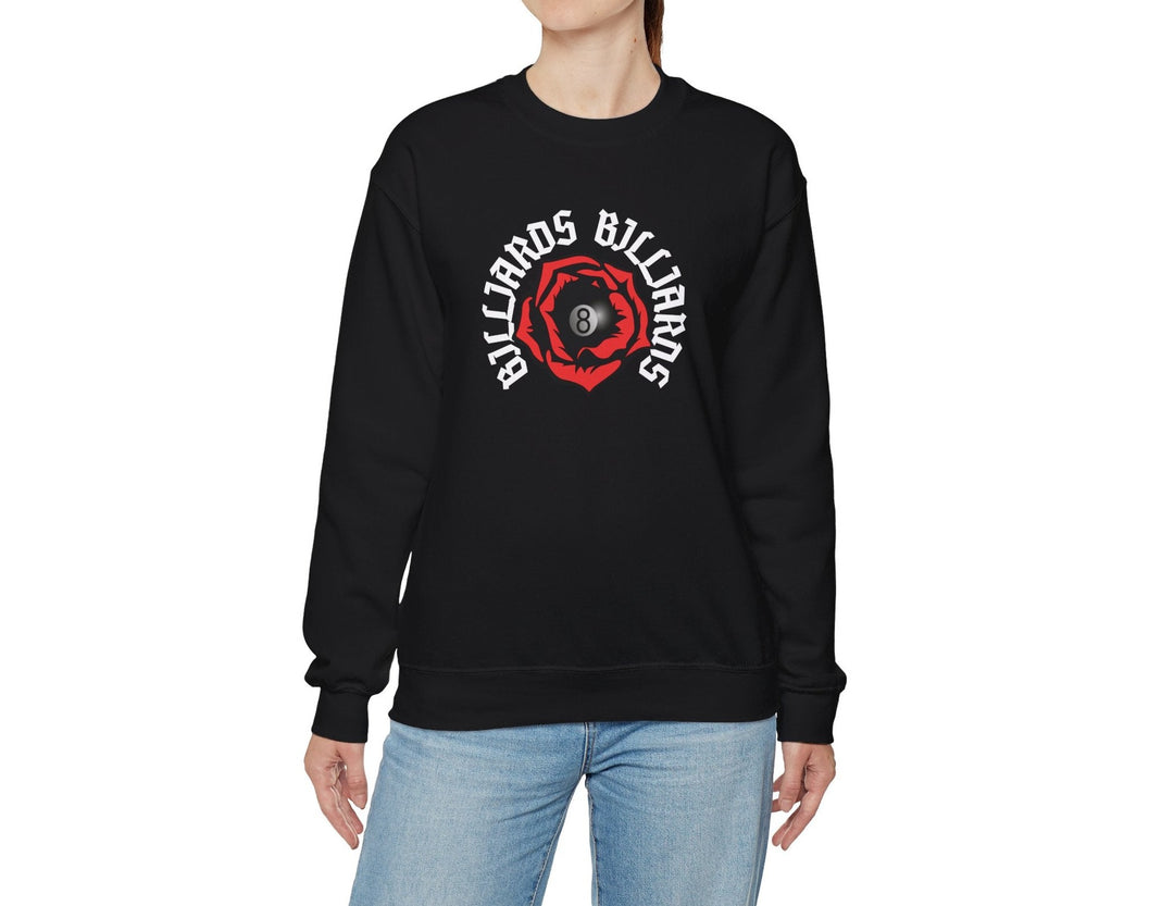 Rose 8 Ball Billiards - Crewneck Sweatshirt