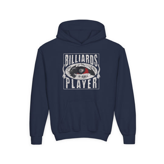 Billiards Player - Eye of the Storm - Unisex Youth Pullover Hoodie
