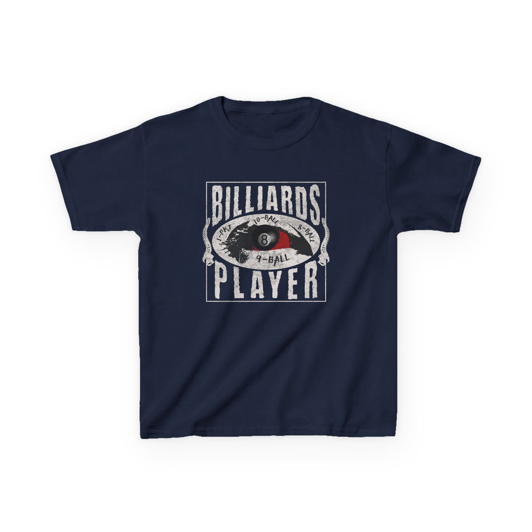 Billiards Player - Eye of the Storm - Youth Cotton Tee