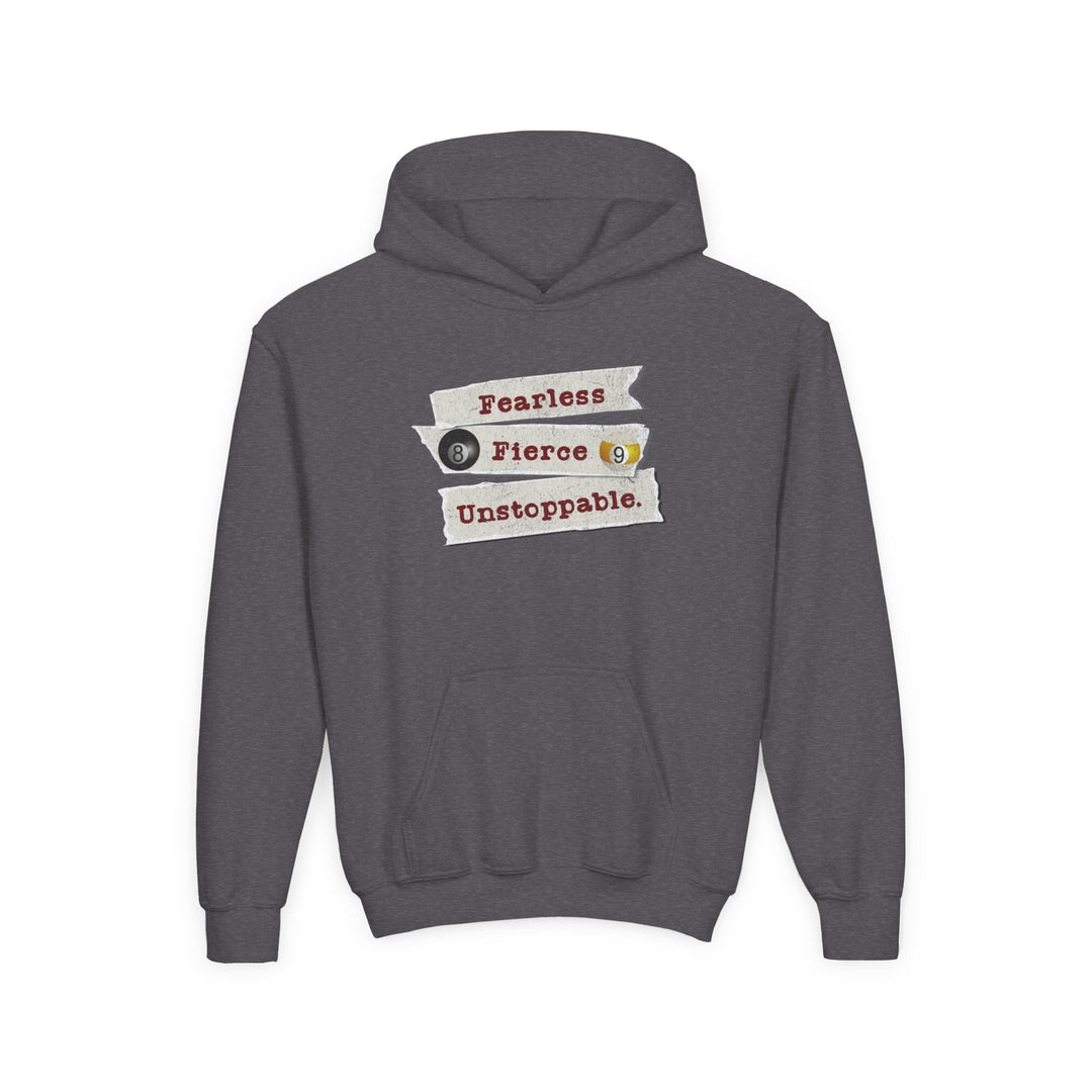 Fearless - Fierce - Unstoppable - Unisex Youth Pullover Hoodie