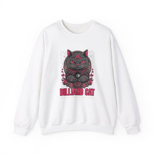Billiard 8 Ball Cat - Unisex Crewneck Sweatshirt