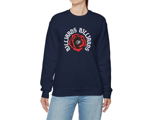 Rose 8 Ball Billiards - Crewneck Sweatshirt