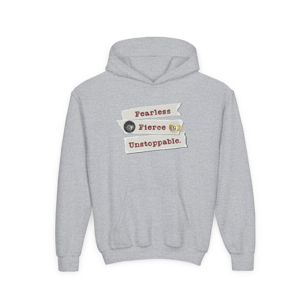Fearless - Fierce - Unstoppable - Unisex Youth Pullover Hoodie