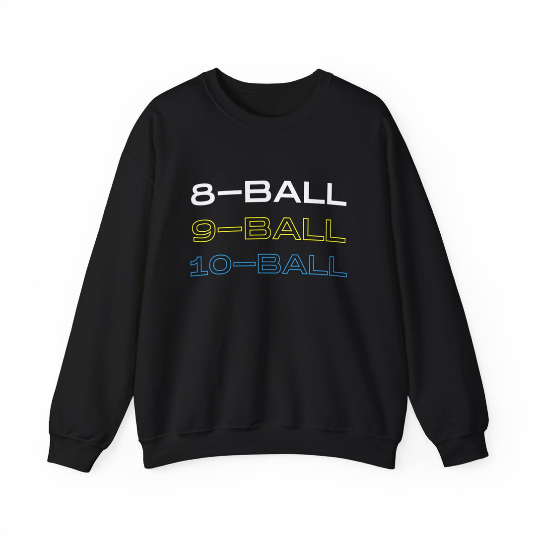 8 - BALL, 9 - BALL, 10 - BALL - Unisex Crewneck Sweatshirt - BFLY BILLIARDS