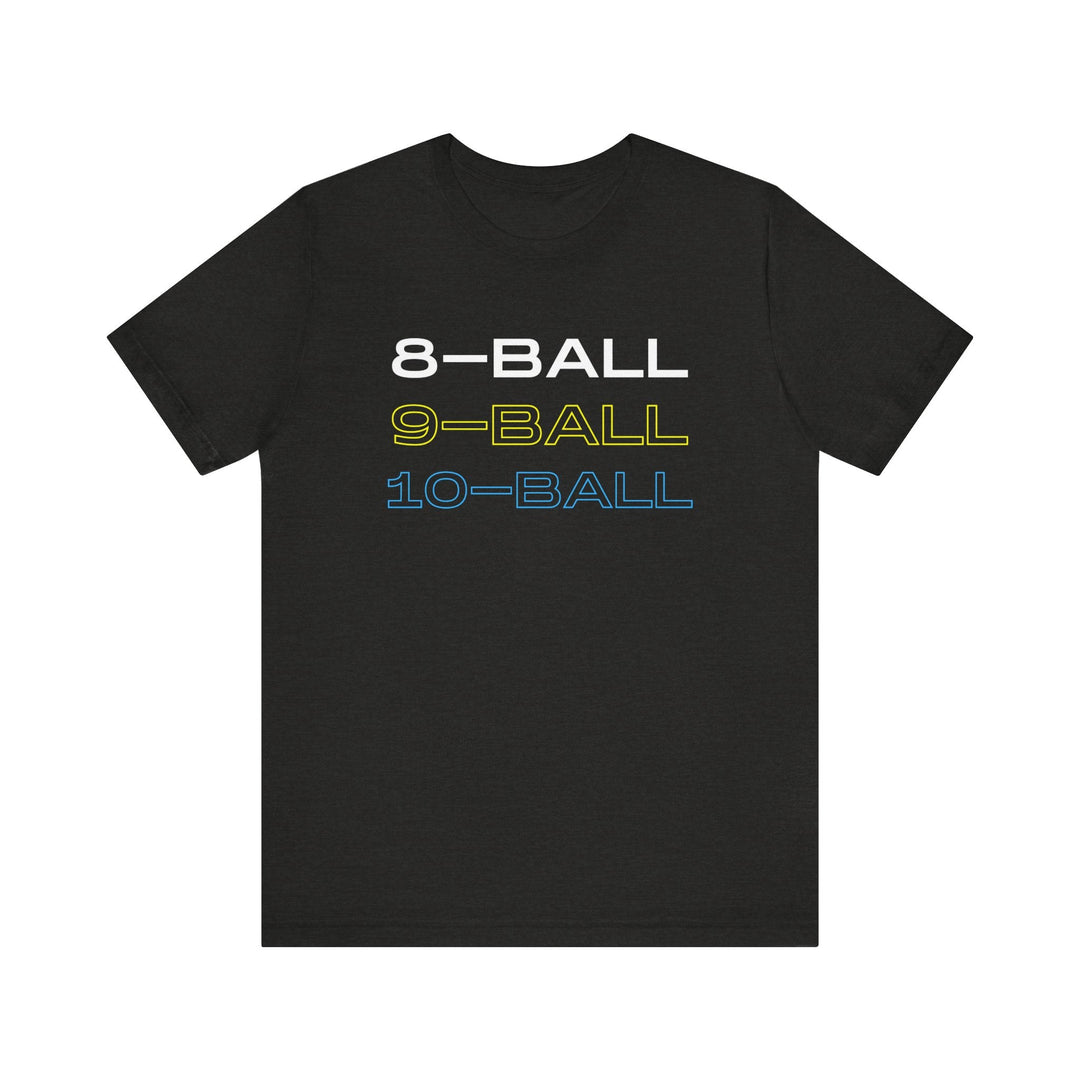 8 - BALL, 9 - BALL, 10 - BALL - Unisex Softstyle Tee - BFLY BILLIARDS
