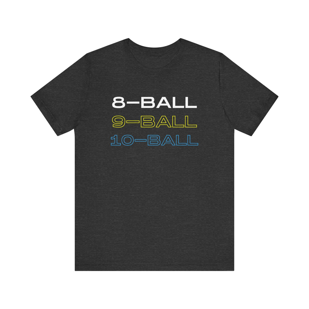 8 - BALL, 9 - BALL, 10 - BALL - Unisex Softstyle Tee - BFLY BILLIARDS