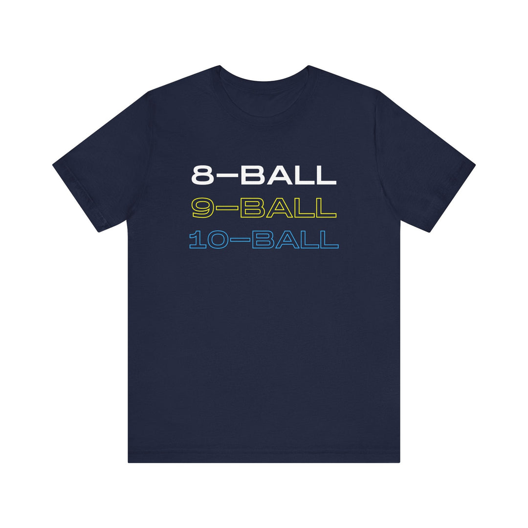8 - BALL, 9 - BALL, 10 - BALL - Unisex Softstyle Tee - BFLY BILLIARDS