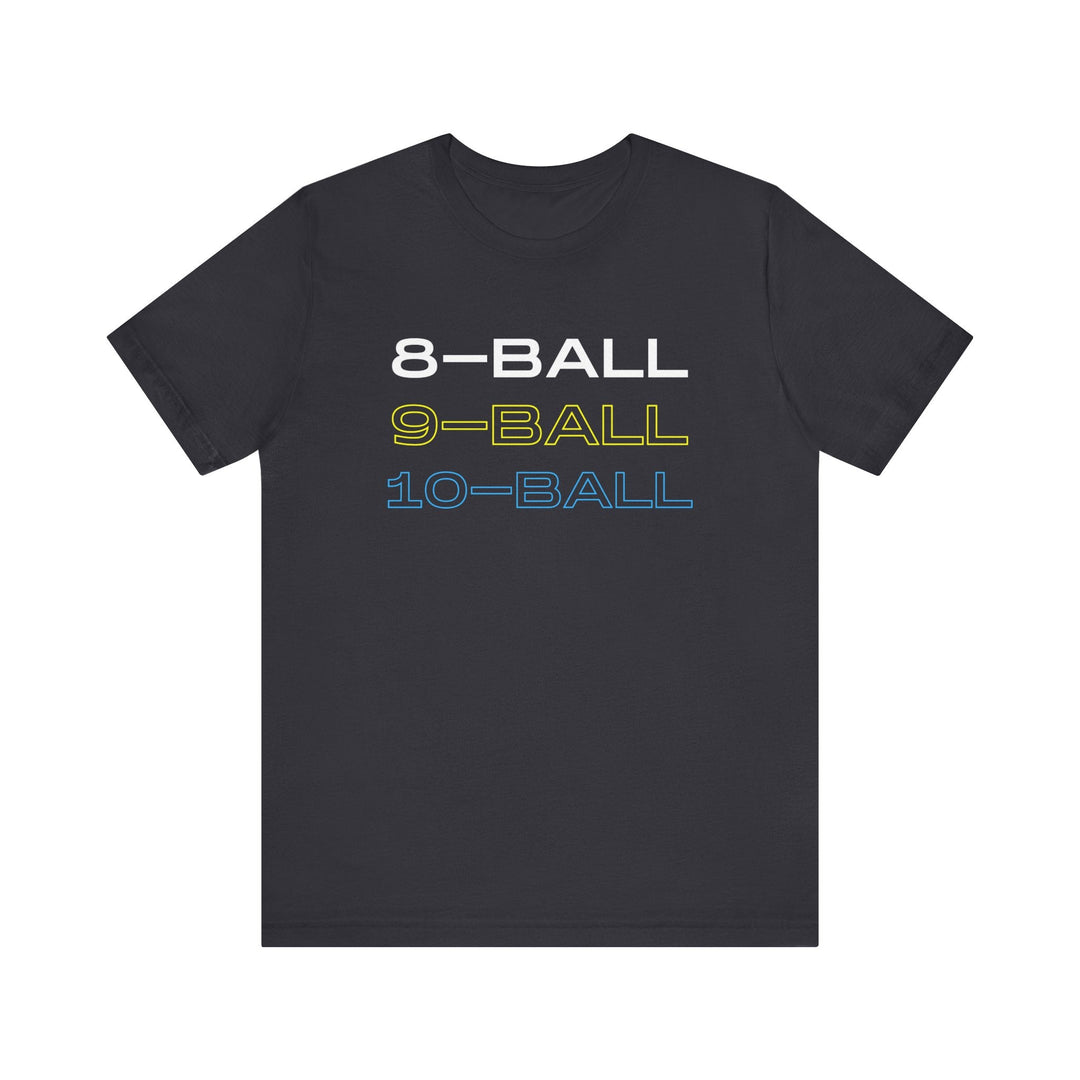 8 - BALL, 9 - BALL, 10 - BALL - Unisex Softstyle Tee - BFLY BILLIARDS