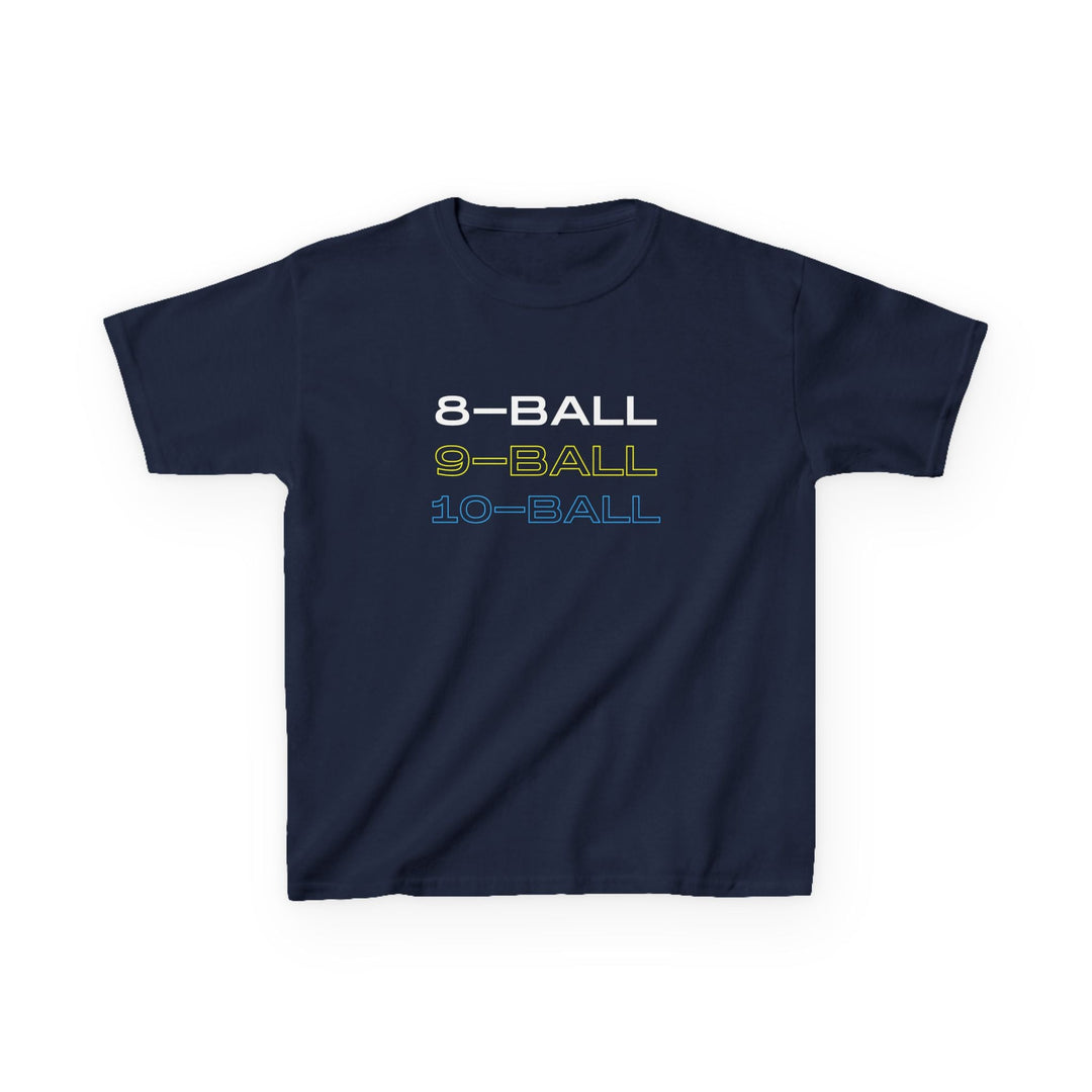 8 - BALL, 9 - BALL, 10 - BALL - Youth Cotton Tee - BFLY BILLIARDS