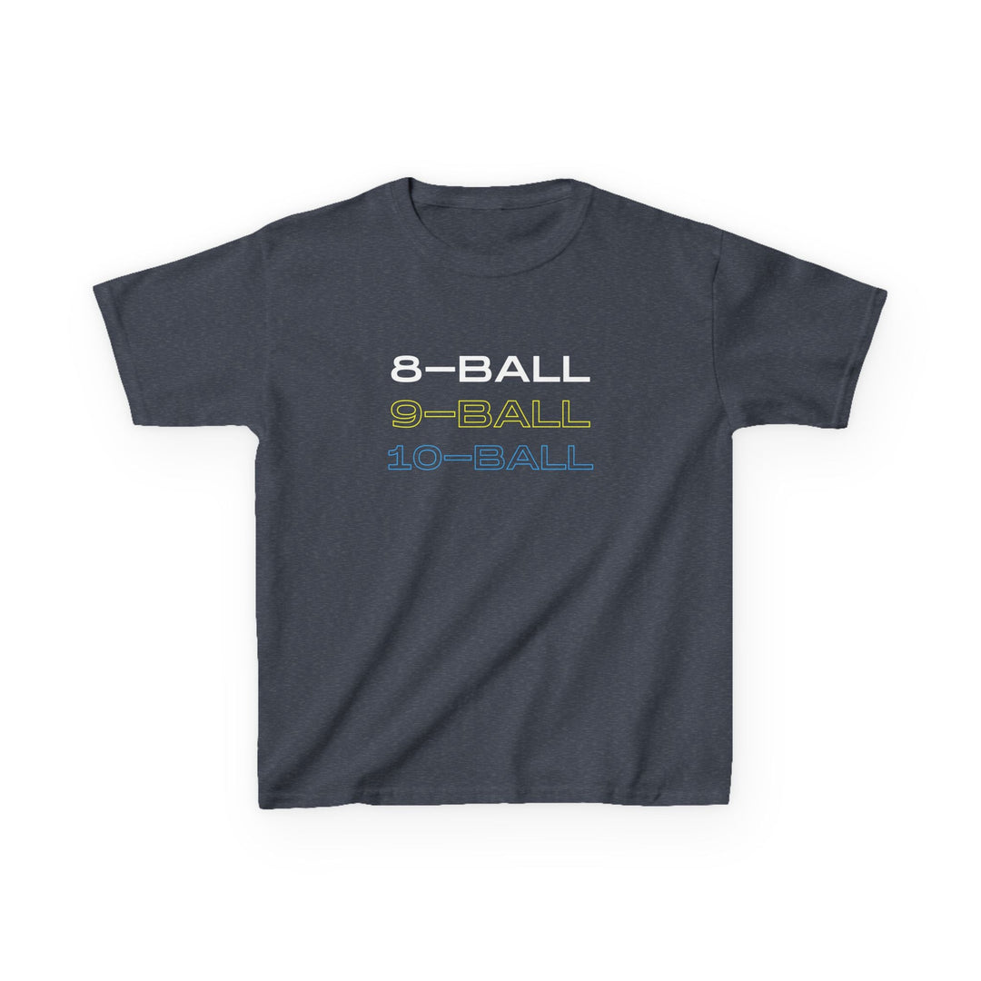 8 - BALL, 9 - BALL, 10 - BALL - Youth Cotton Tee - BFLY BILLIARDS