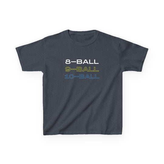 8 - BALL, 9 - BALL, 10 - BALL - Youth Cotton Tee - BFLY BILLIARDS