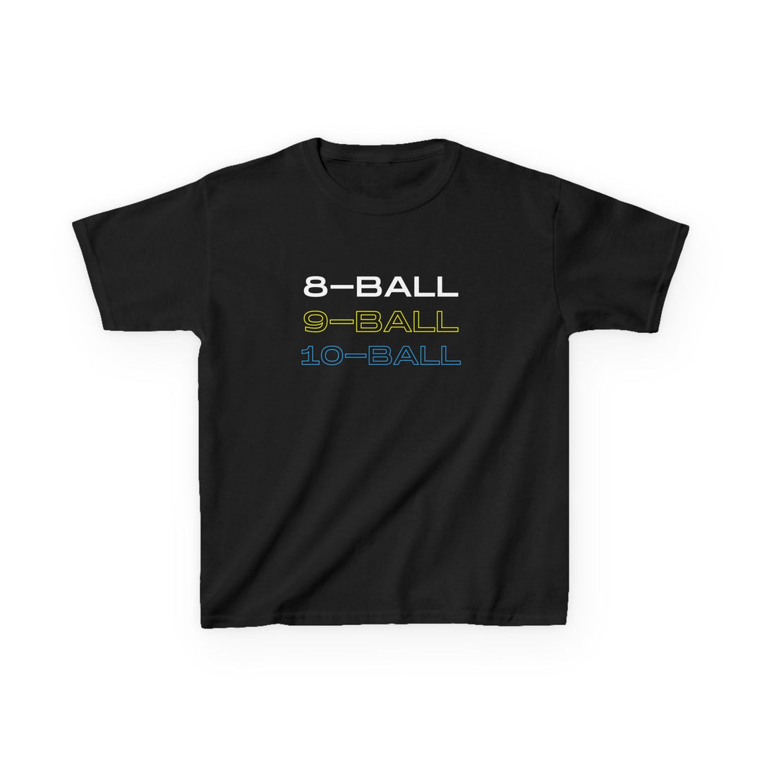 8 - BALL, 9 - BALL, 10 - BALL - Youth Cotton Tee - BFLY BILLIARDS