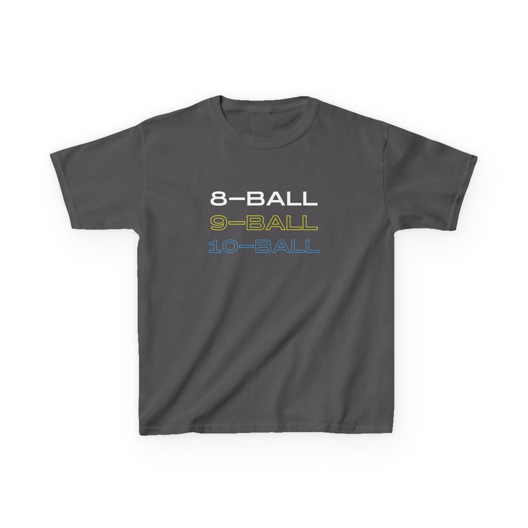8 - BALL, 9 - BALL, 10 - BALL - Youth Cotton Tee - BFLY BILLIARDS