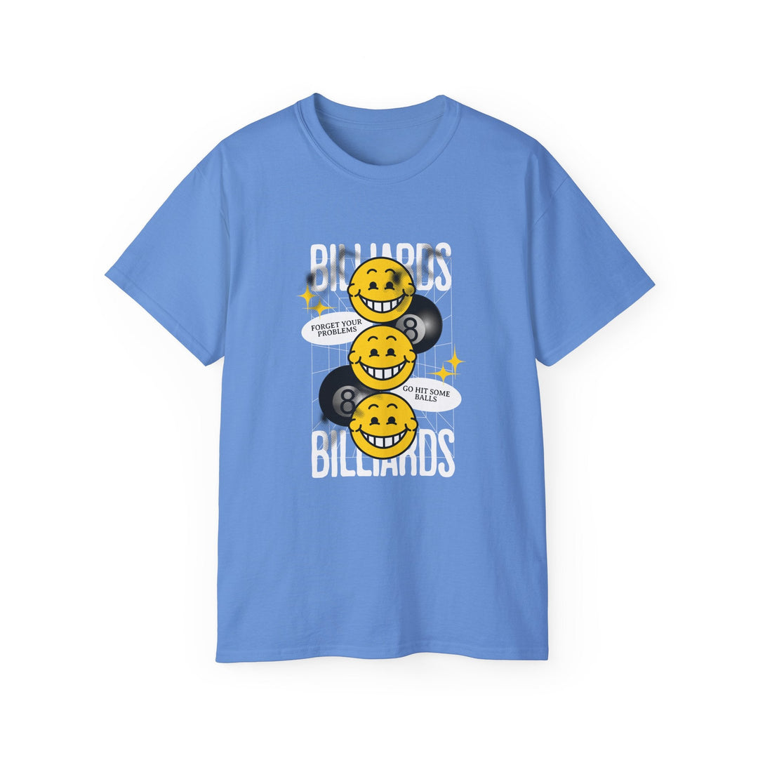 8 Ball Billiard Happiness - Unisex Cotton T-Shirt - BFLY BILLIARDS