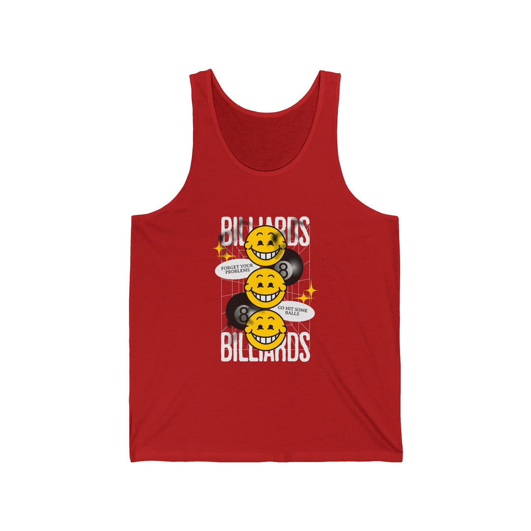 8 Ball Billiard Happiness - Unisex Tank Top - BFLY BILLIARDS