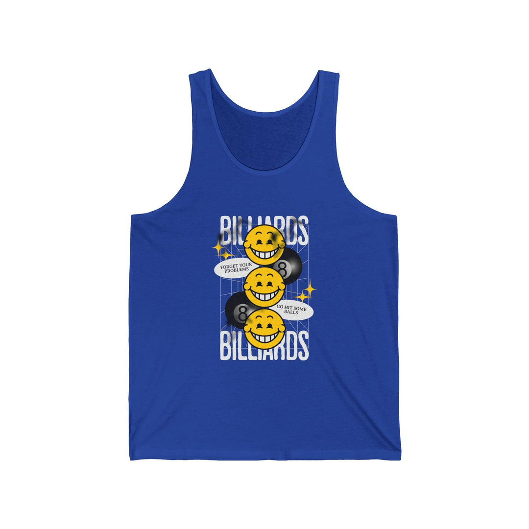 8 Ball Billiard Happiness - Unisex Tank Top - BFLY BILLIARDS