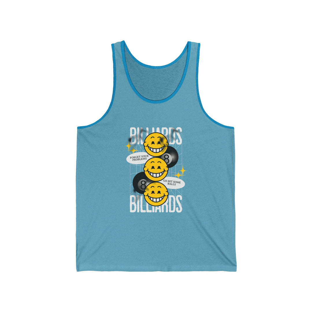 8 Ball Billiard Happiness - Unisex Tank Top - BFLY BILLIARDS