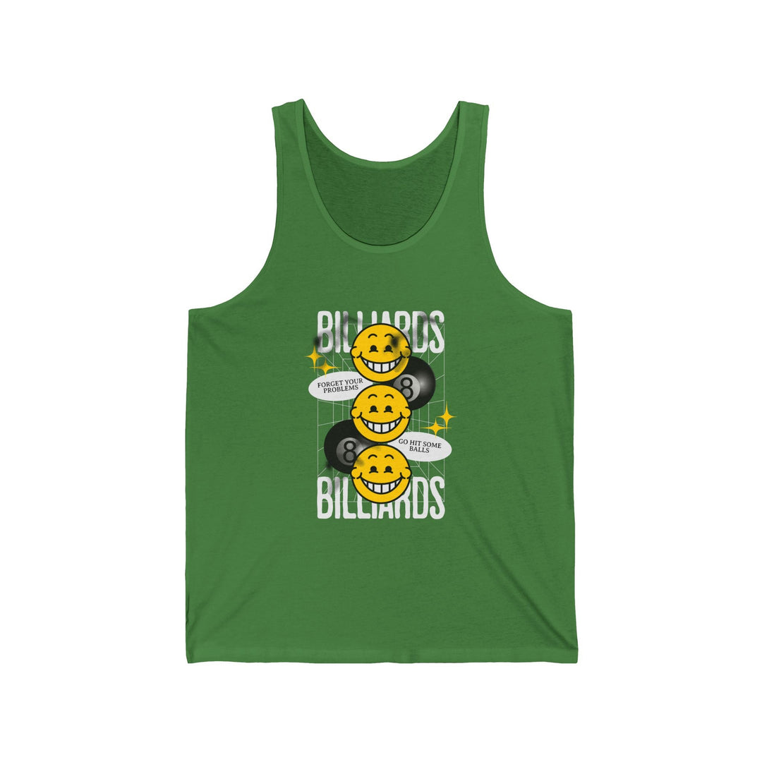 8 Ball Billiard Happiness - Unisex Tank Top - BFLY BILLIARDS