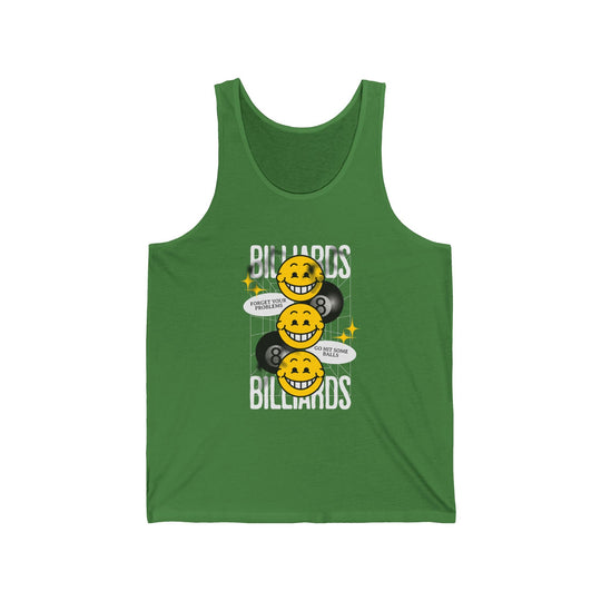 8 Ball Billiard Happiness - Unisex Tank Top - BFLY BILLIARDS
