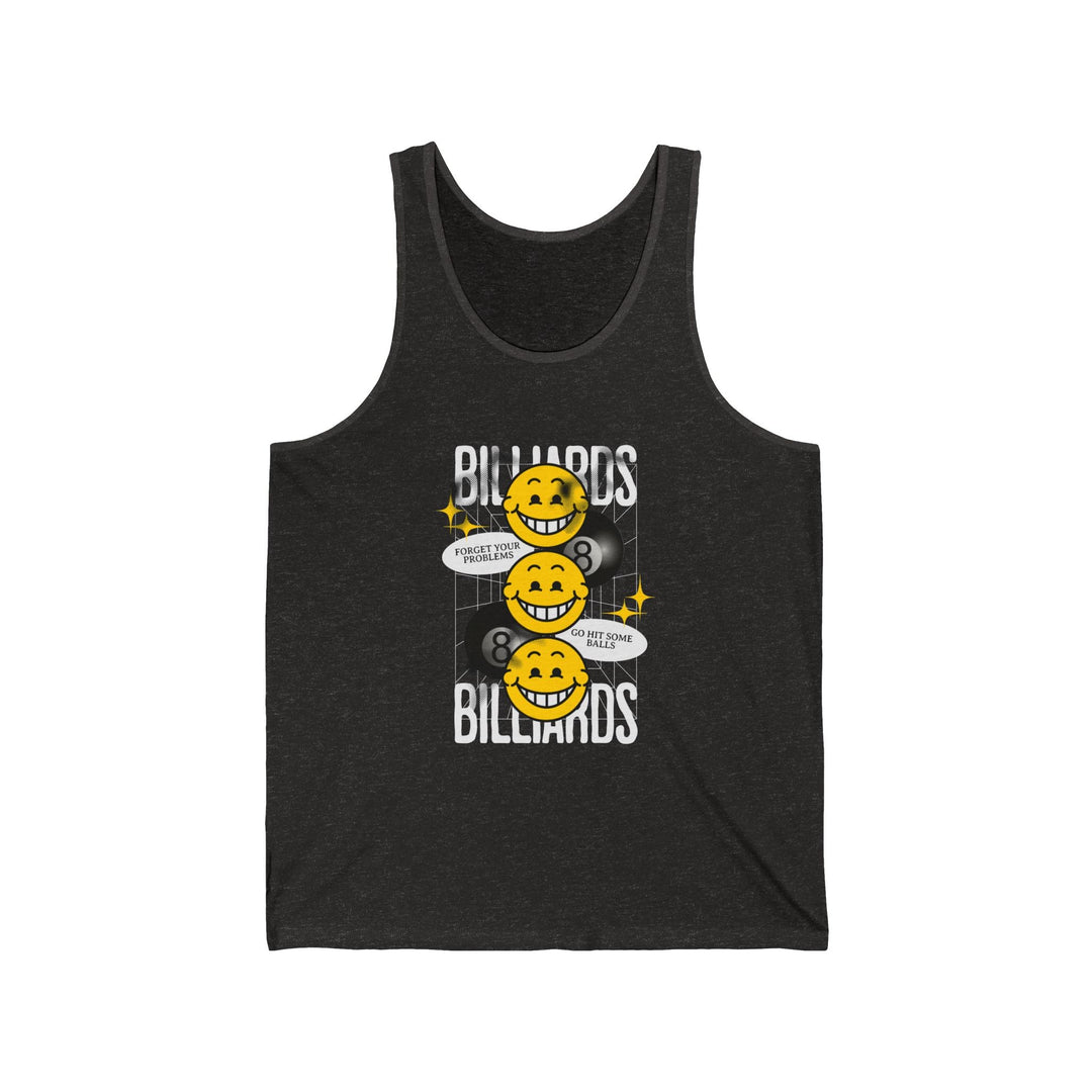 8 Ball Billiard Happiness - Unisex Tank Top - BFLY BILLIARDS