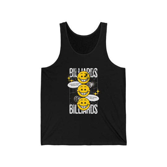 8 Ball Billiard Happiness - Unisex Tank Top - BFLY BILLIARDS