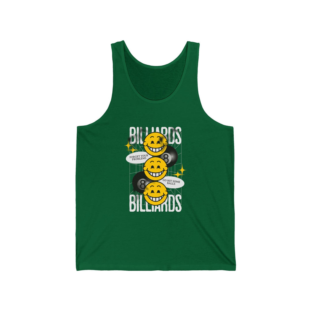 8 Ball Billiard Happiness - Unisex Tank Top - BFLY BILLIARDS