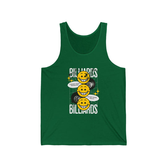 8 Ball Billiard Happiness - Unisex Tank Top - BFLY BILLIARDS