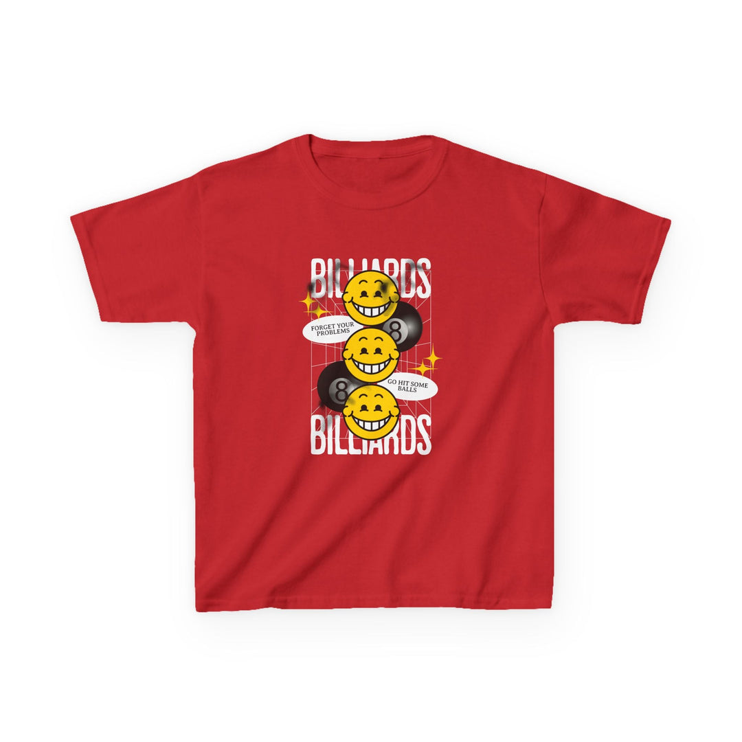 8 Ball Billiard Happiness - Youth Cotton Tee - BFLY BILLIARDS