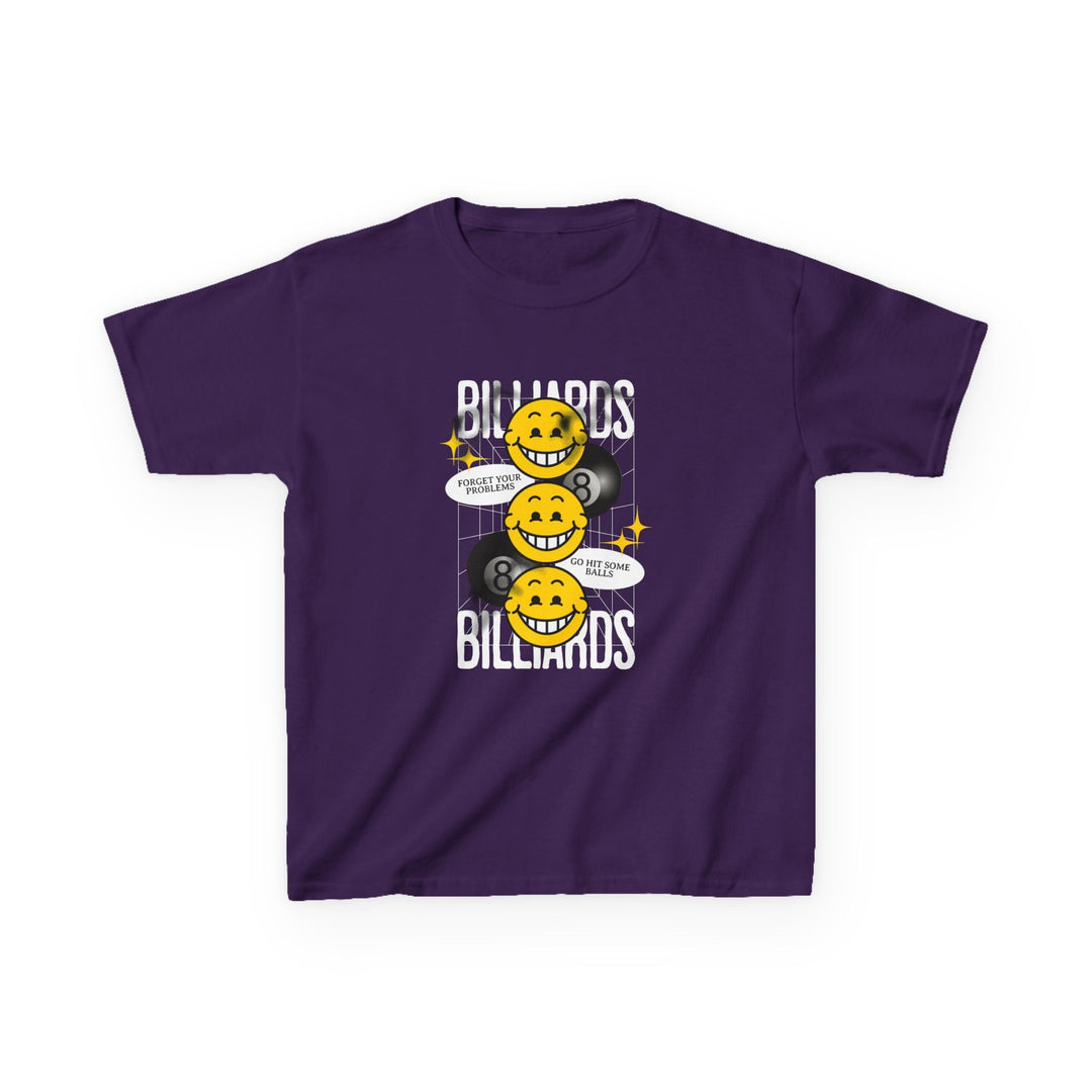 8 Ball Billiard Happiness - Youth Cotton Tee - BFLY BILLIARDS