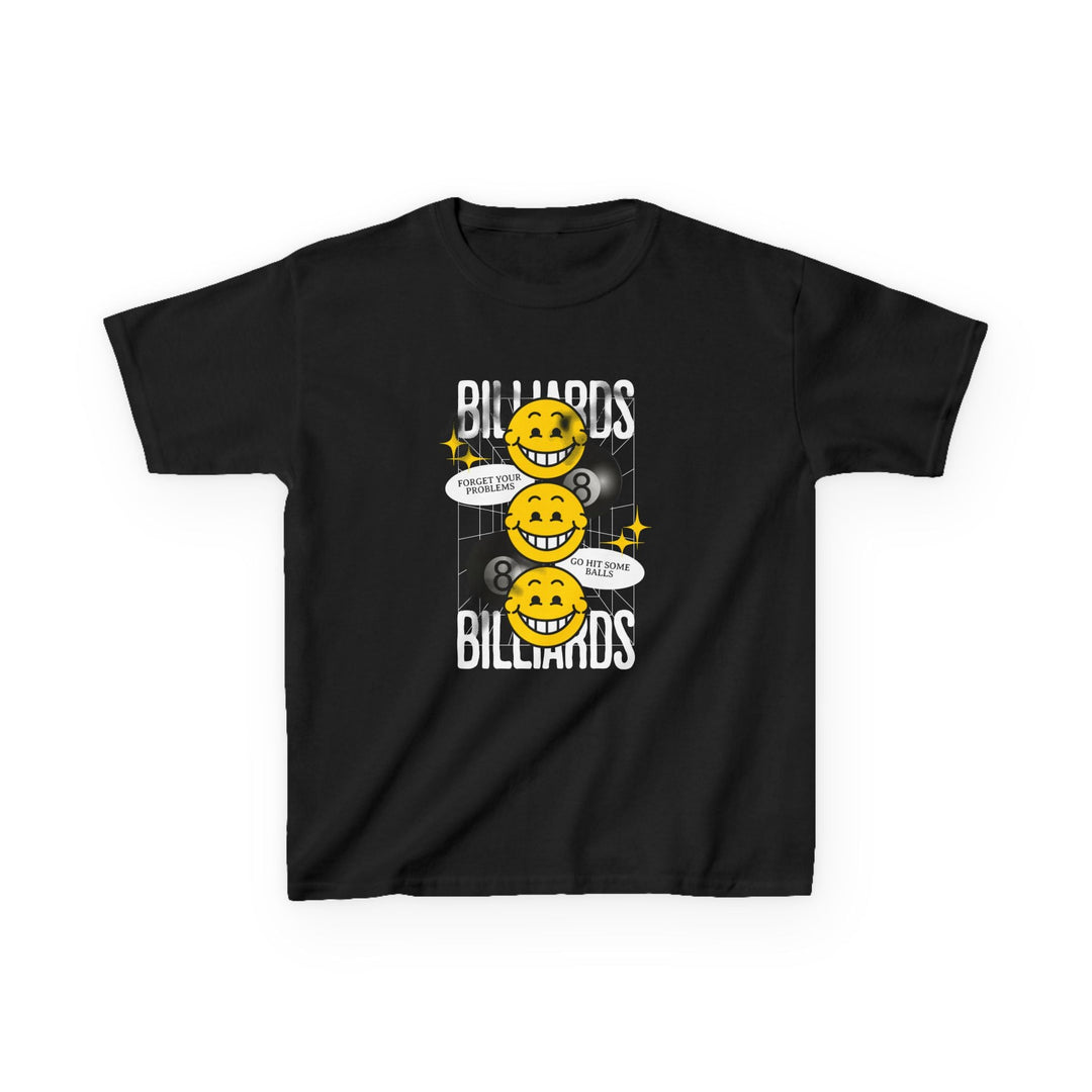 8 Ball Billiard Happiness - Youth Cotton Tee - BFLY BILLIARDS