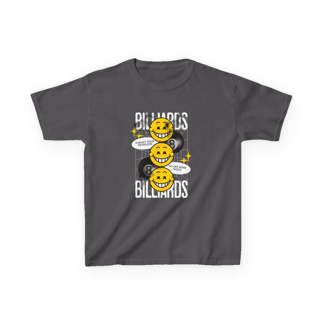 8 Ball Billiard Happiness - Youth Cotton Tee - BFLY BILLIARDS