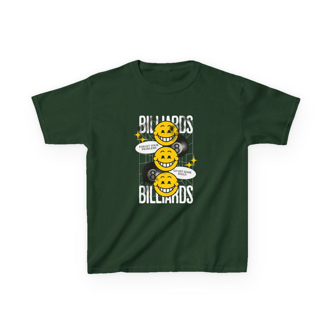 8 Ball Billiard Happiness - Youth Cotton Tee - BFLY BILLIARDS