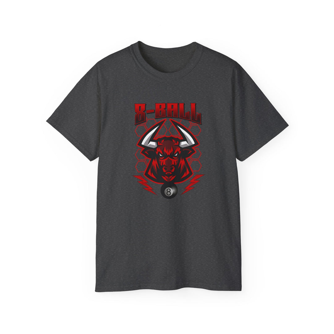 8 Ball Bull - Unisex Cotton T-Shirt - BFLY BILLIARDS