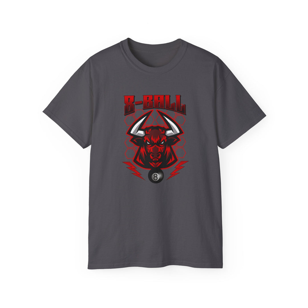 8 Ball Bull - Unisex Cotton T-Shirt - BFLY BILLIARDS
